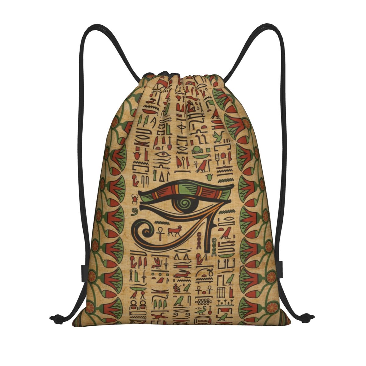 Women Bags In Egypt - Egyptian Eye Of Horus Drawstring Bag