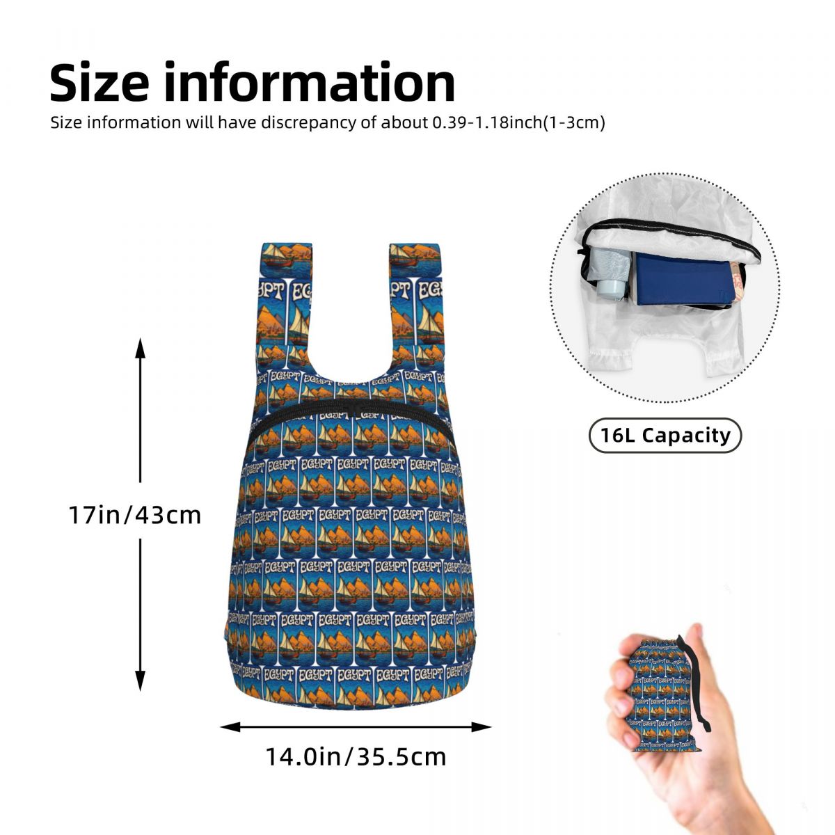 Egypt Piramids Retro Backpack  - огляд і ціна Women Bags In Egypt