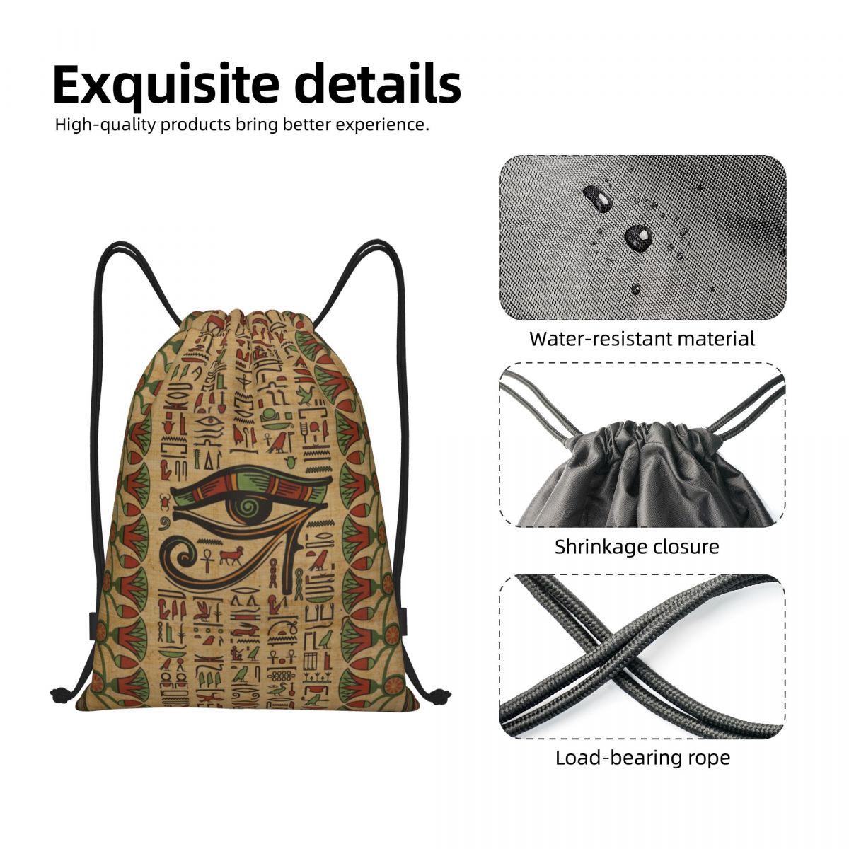 Egyptian Eye Of Horus Drawstri - огляд і ціна Women Bags In Egypt