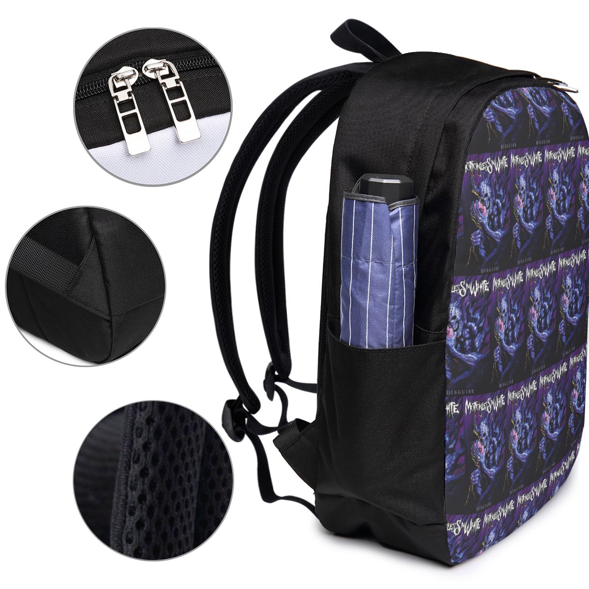 Motionless In White Backpack T - огляд і ціна Woman In Bag