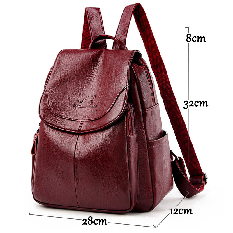 Vintage Soft Leather Backpack  - огляд і ціна Women Bags White
