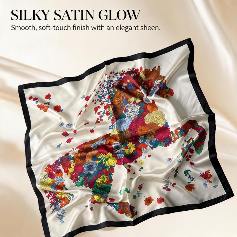 Women 65X65CM 100% Silk Square - огляд і ціна Women'S Retro Bags