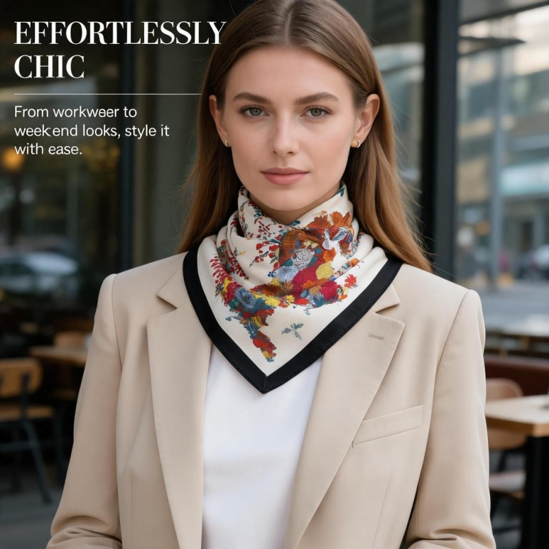 Women 65X65CM 100% Silk Square - огляд і ціна Women'S Retro Bags