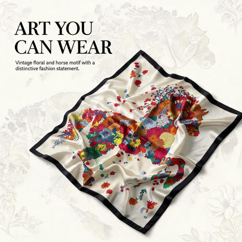 Women 65X65CM 100% Silk Square - огляд і ціна Women'S Retro Bags