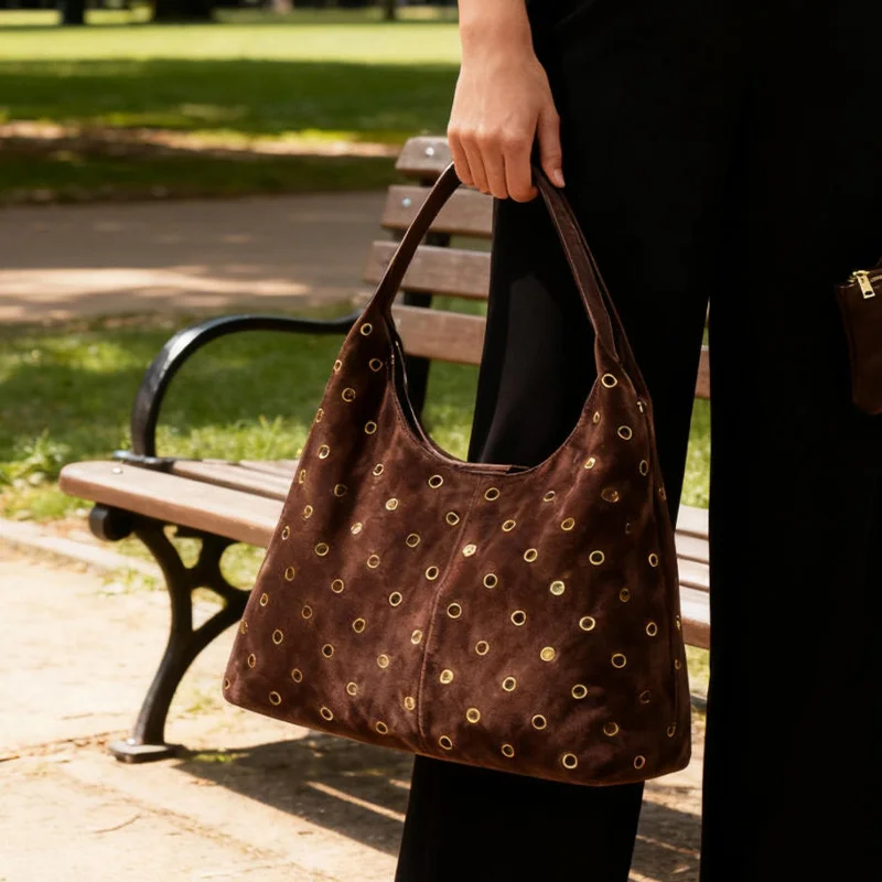 Suede Metal Studded Tote Bag w - огляд і ціна Women Bags Aldo