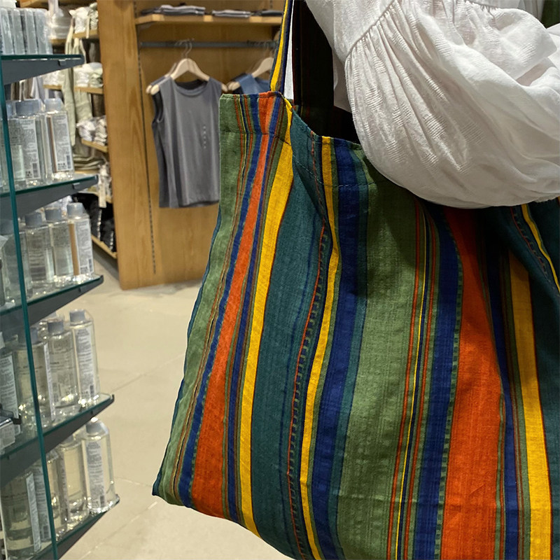 Ladies Bohemian Striped Linen  - огляд і ціна Women Bags Aldo