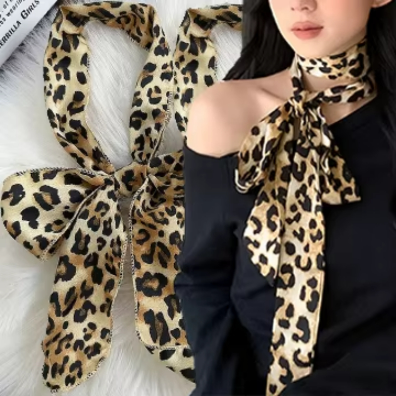 Leopard Print Scarf Retro Polk - огляд і ціна Women'S Retro Bags