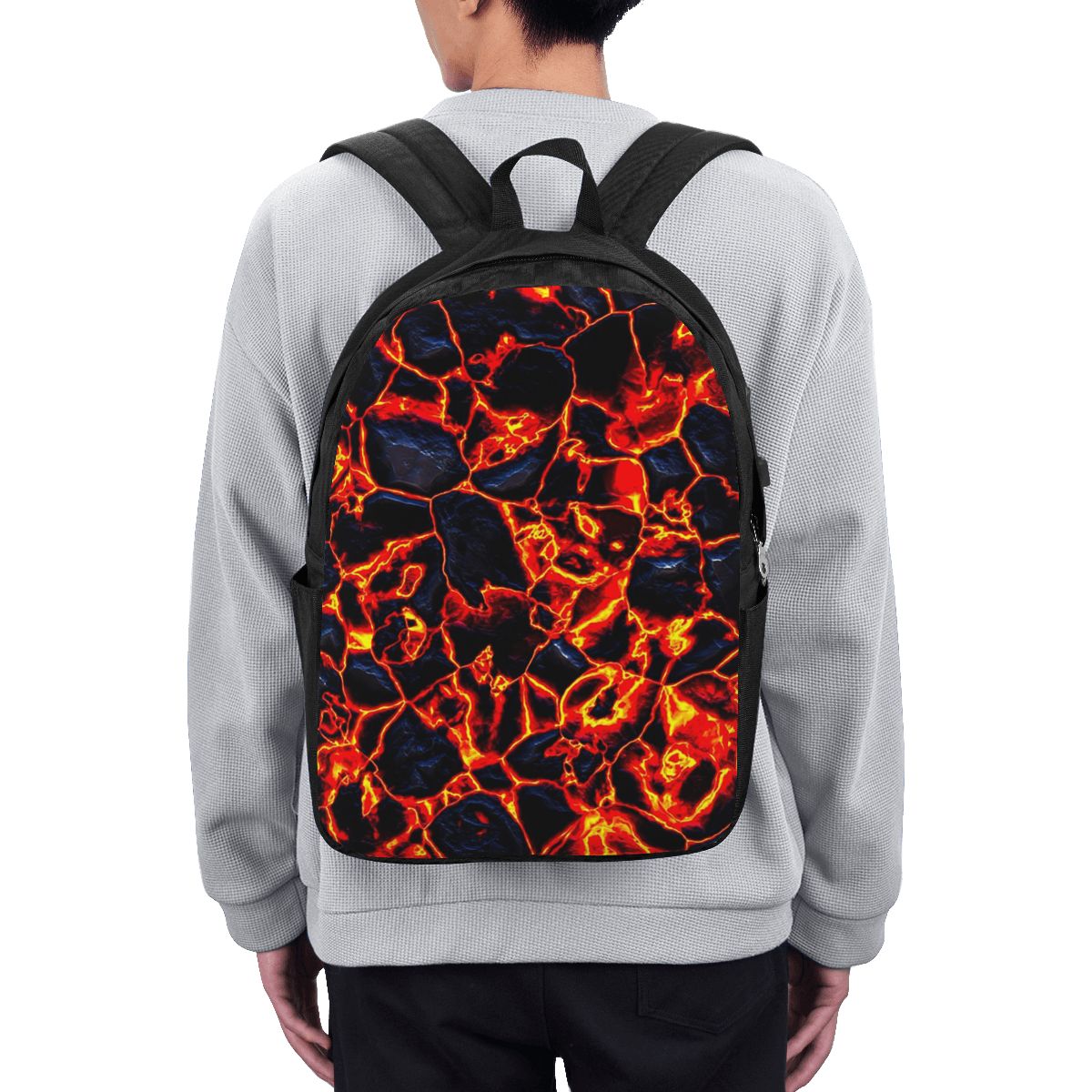 Magma Volcano Lava Fire Backpa - огляд і ціна Woman In Bag