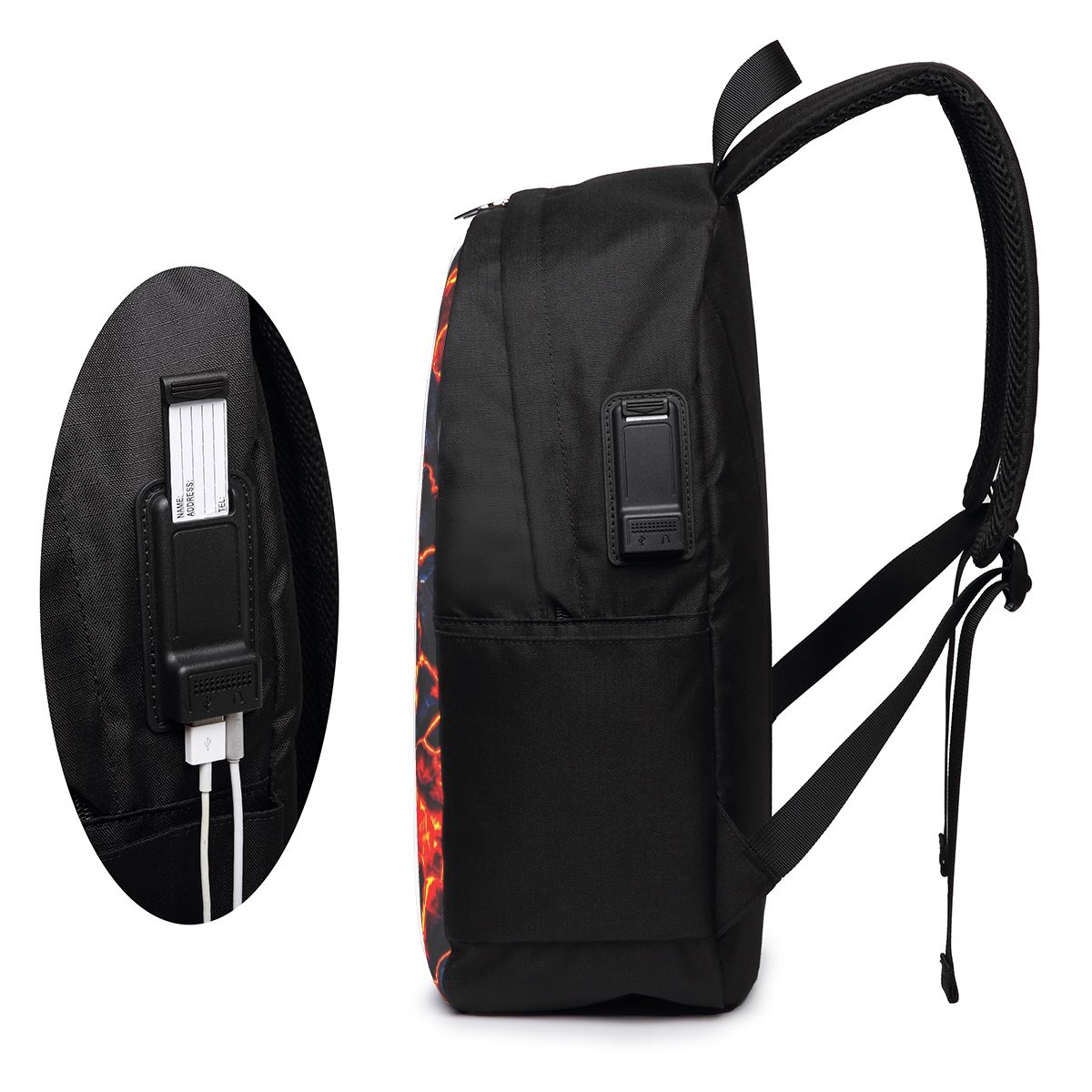 Magma Volcano Lava Fire Backpa - огляд і ціна Woman In Bag