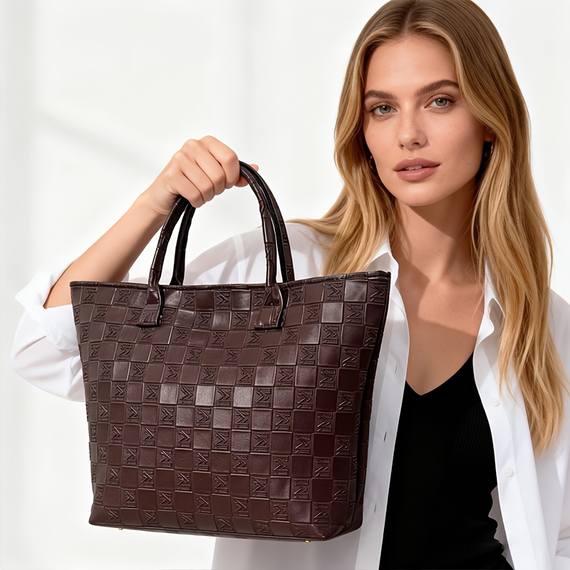 Light Luxury Deep Brown Quilte - огляд і ціна Women Bags On Sale