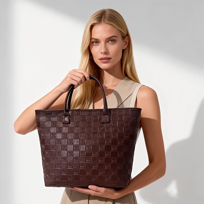 Light Luxury Deep Brown Quilte - огляд і ціна Women Bags On Sale