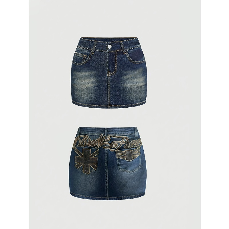 Summer Denim Retro Short Skirt - огляд і ціна Women'S Retro Bags