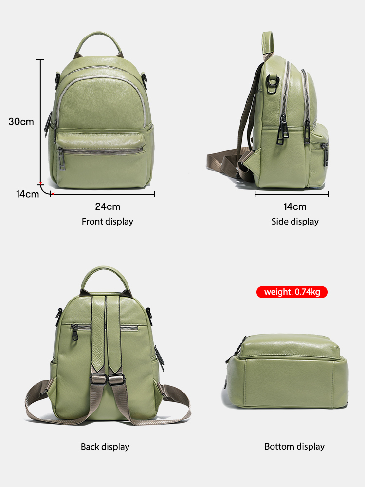 Zency Women Leather Backpack K - огляд і ціна Women Bags White