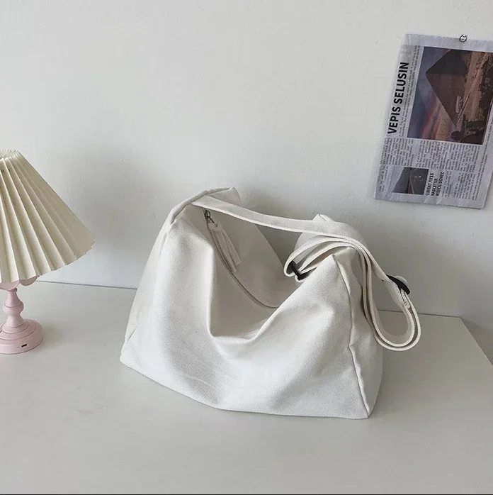 Oversized Female Canvas Fabric - огляд і ціна Hobo Bag Slouchy