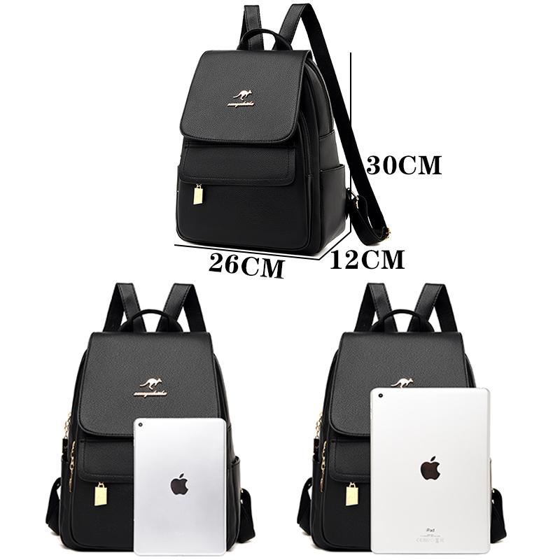 High Quality Leather Backpack  - огляд і ціна Women Bags White