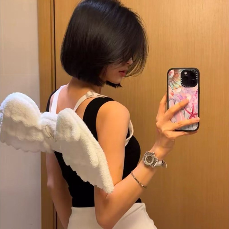 JIAERDI Sweet White Angel Wing - огляд і ціна Women Bags White