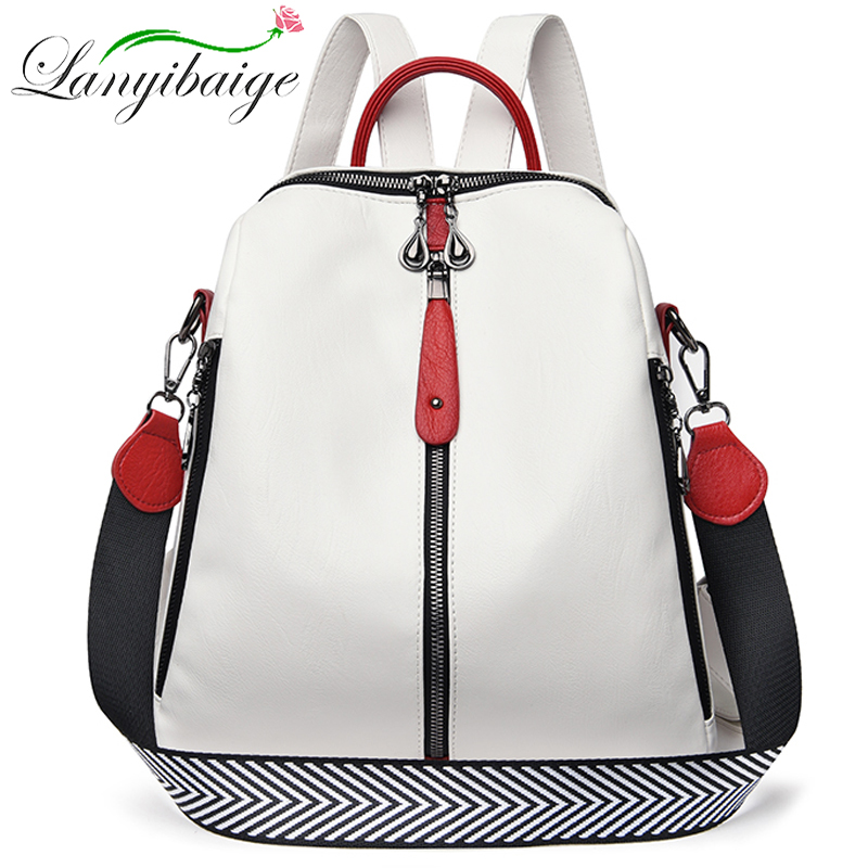 Fashion Backpack Women Soft Le - огляд і ціна Women Bags White