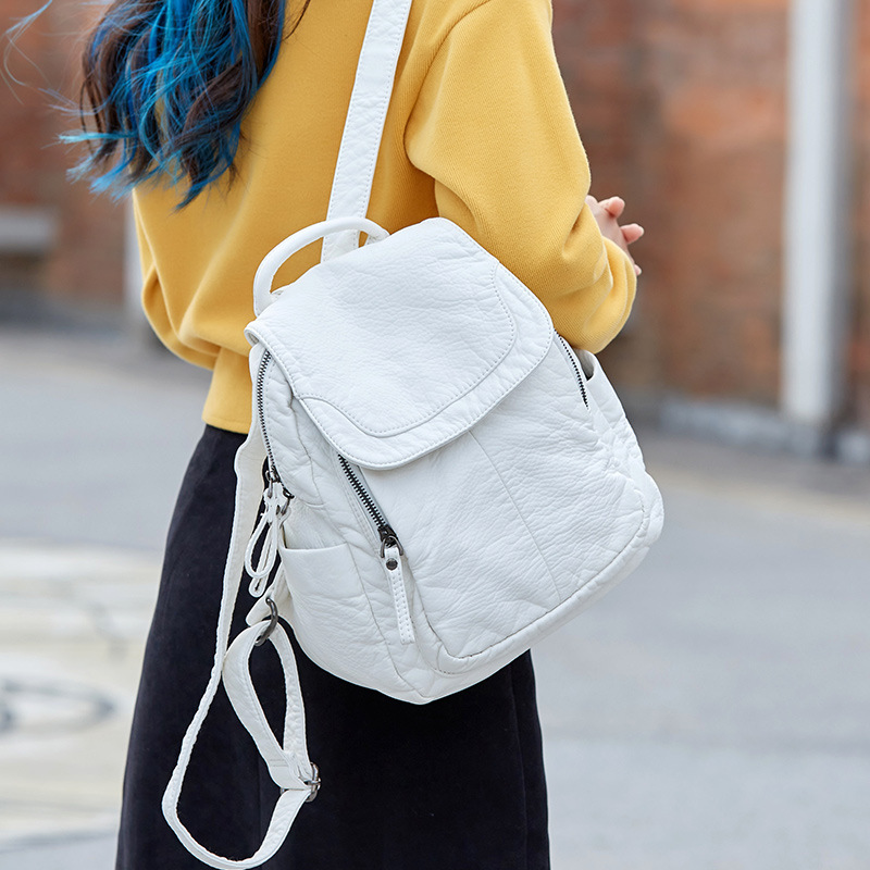 Women's Backpack White Washed  - огляд і ціна Women Bags White