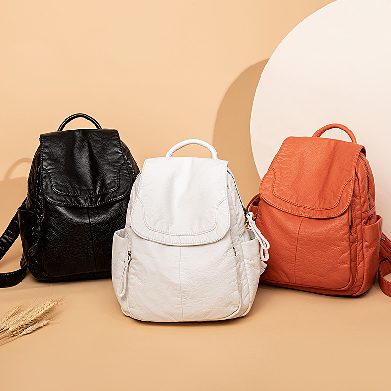 Women's Backpack White Washed  - огляд і ціна Women Bags White