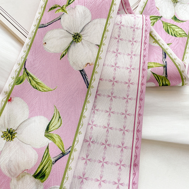 Korean Silk Satin Long Scarf F - огляд і ціна Women'S Retro Bags