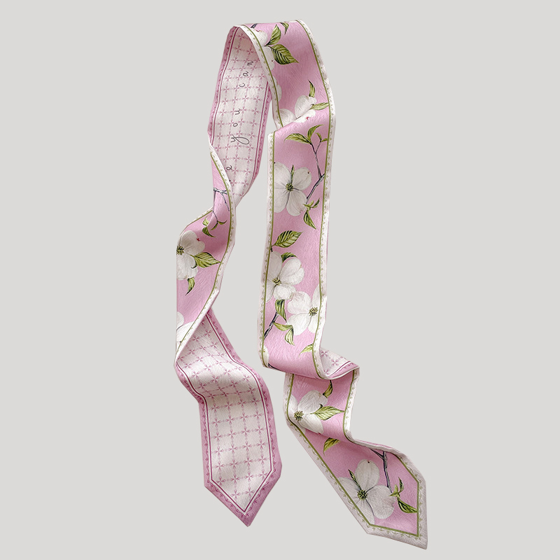 Korean Silk Satin Long Scarf F - огляд і ціна Women'S Retro Bags