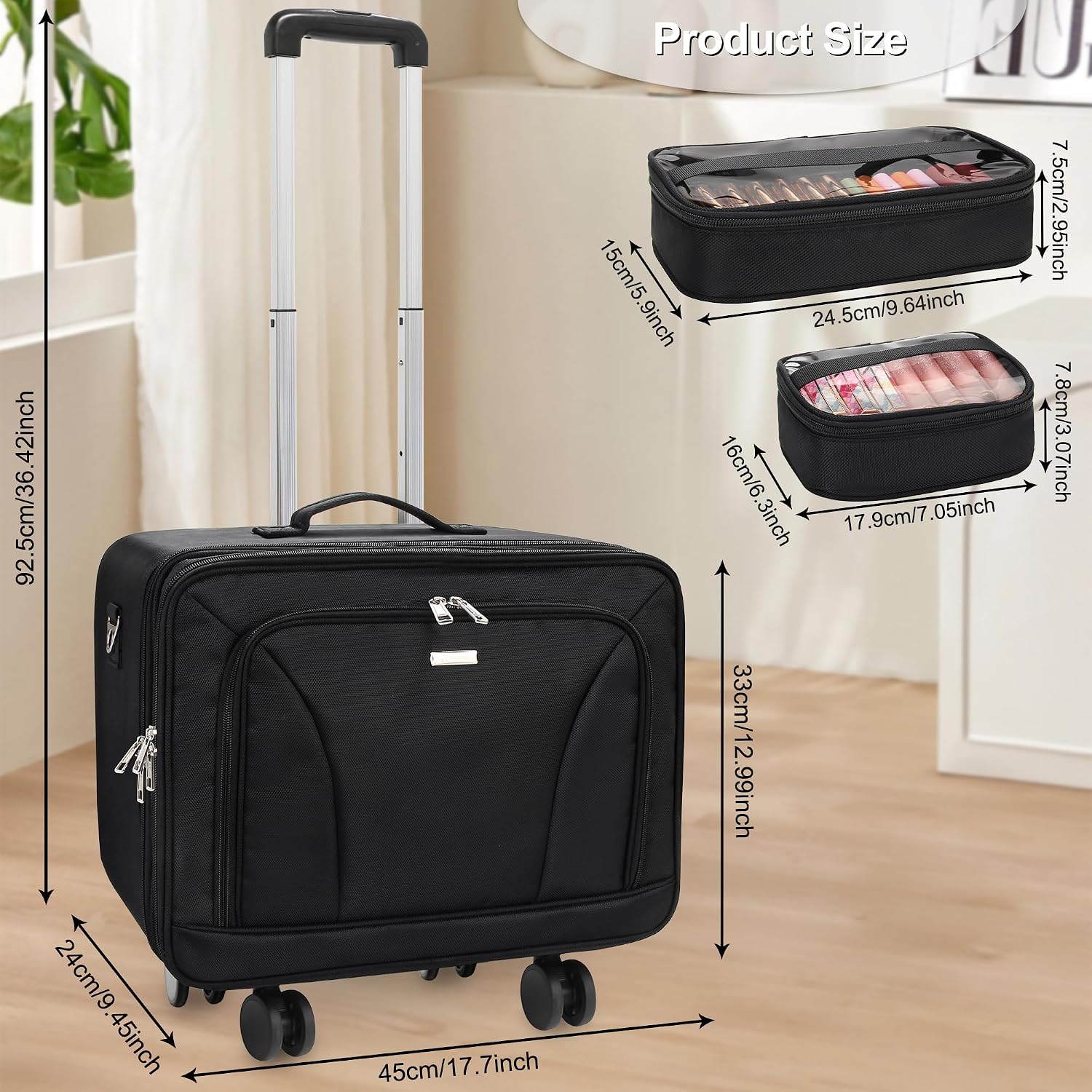 Extra Large Rolling Makeup Tra - огляд і ціна Woman In Bag