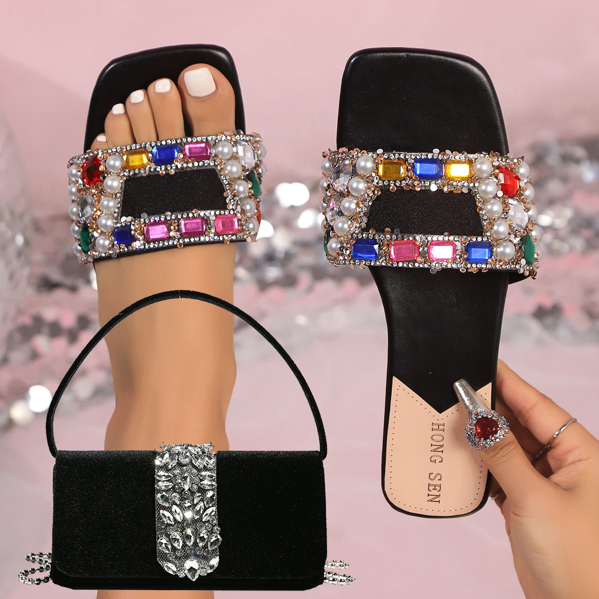 Colorful Flat Slippers For Wom - огляд і ціна Women Bags 2026