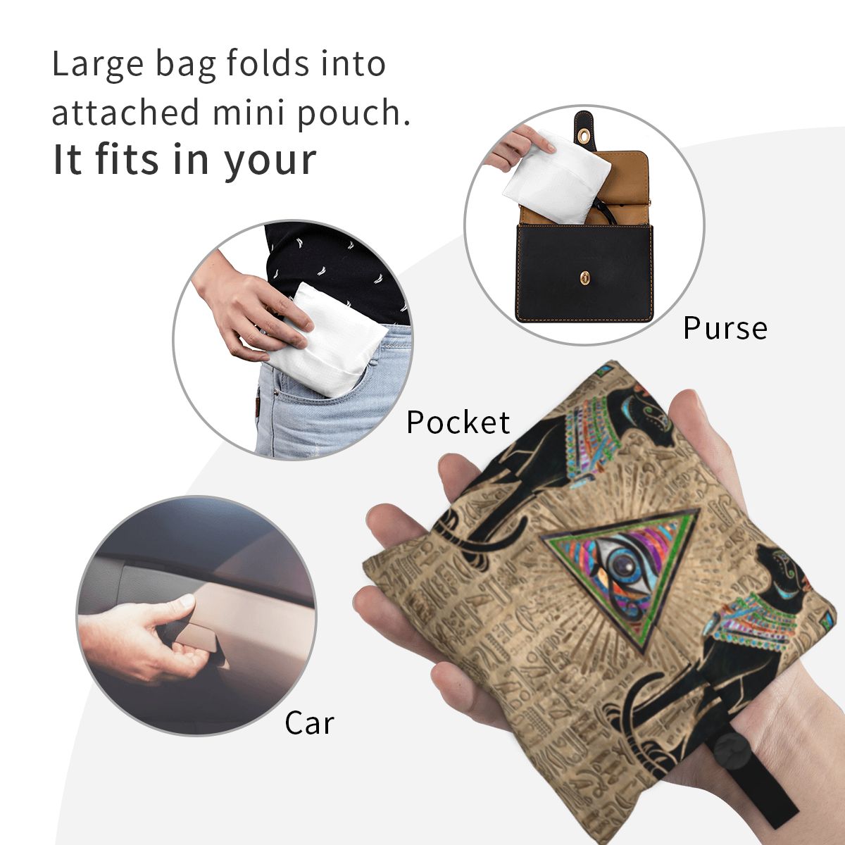 Custom Reusable Egyptian Cats  - огляд і ціна Women Bags In Egypt