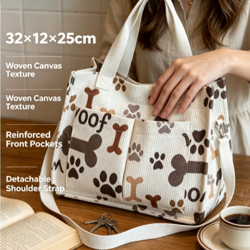 Fashion Corduroy Eco Bag, Larg - огляд і ціна Women Handheld Bags