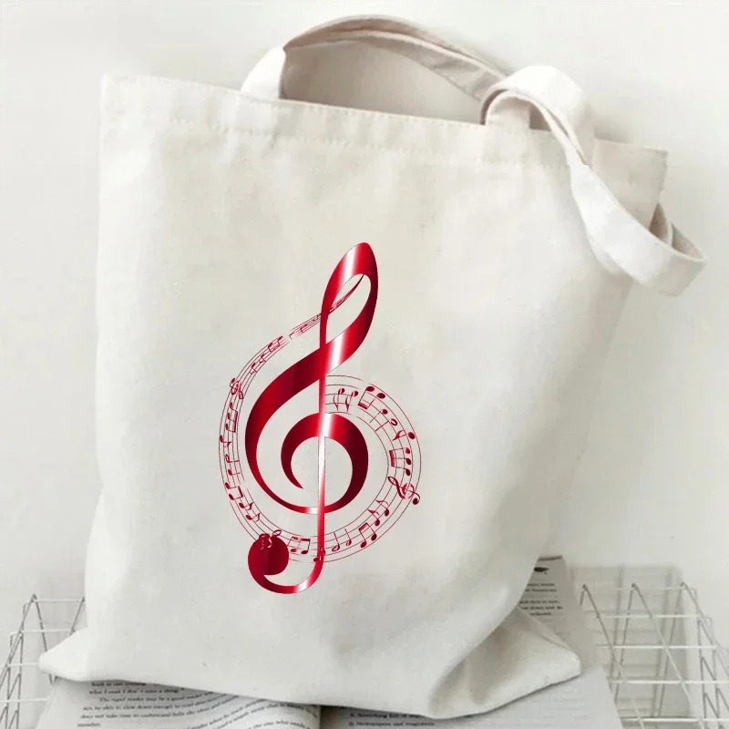 Music Note Heartbeat Printed C - огляд і ціна Women Handheld Bags