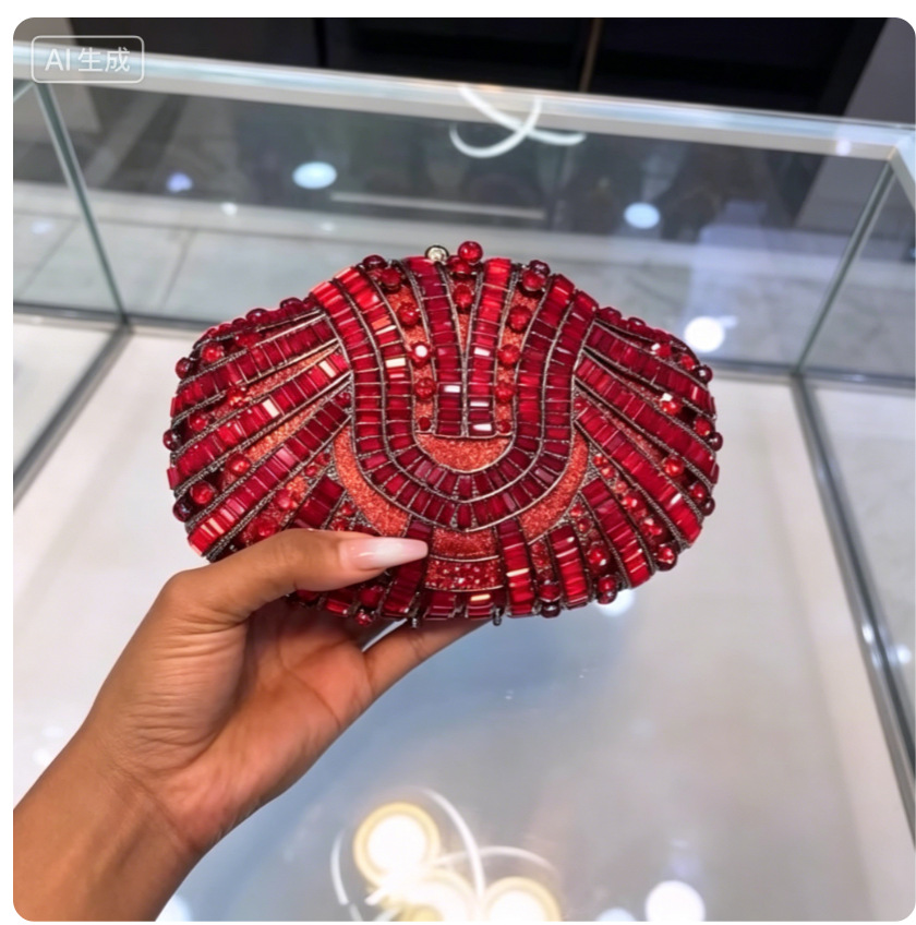 Stone clutch purse crystal dia - огляд і ціна Women Handheld Bags