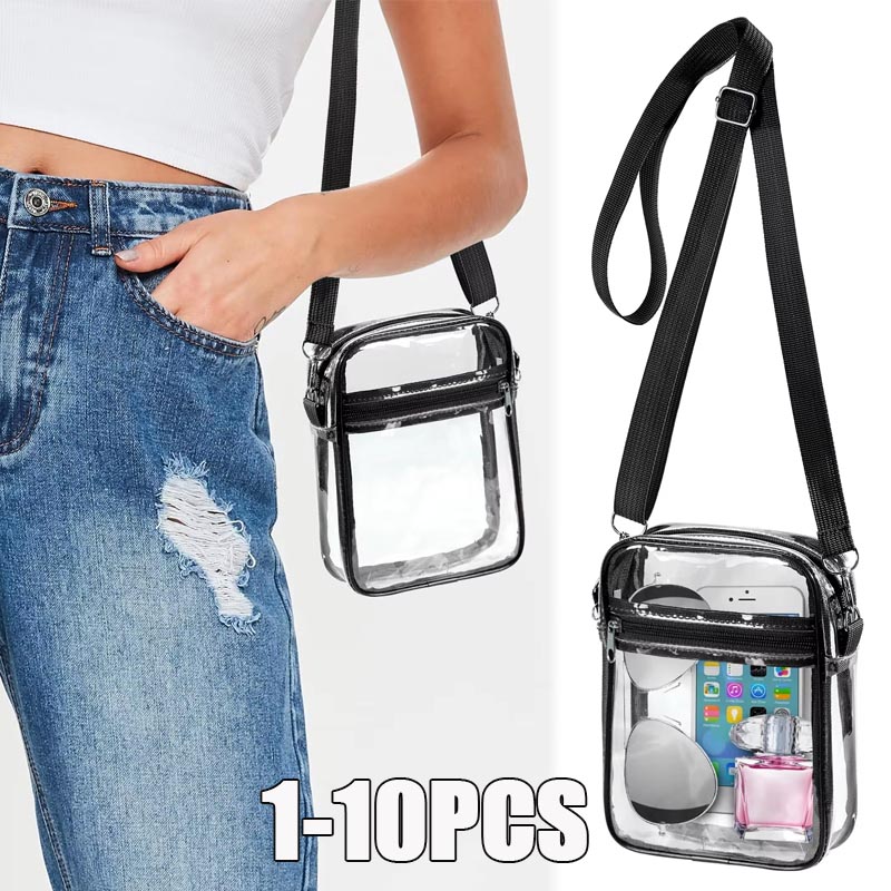 1-10PCS Women Clear Crossbody  - огляд і ціна Women'S Crossbody Bags