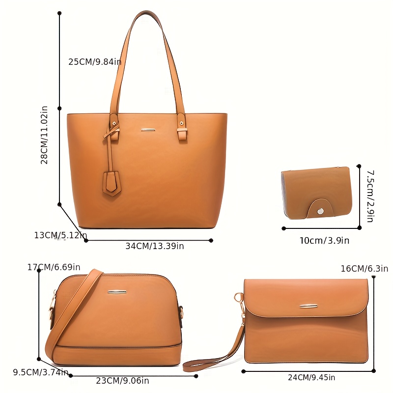 4pcs Fashion Women's Bag Sets  - огляд і ціна Women'S Retro Bags