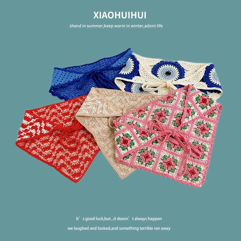 French Ins Knitted Lace Triang - огляд і ціна Women'S Retro Bags