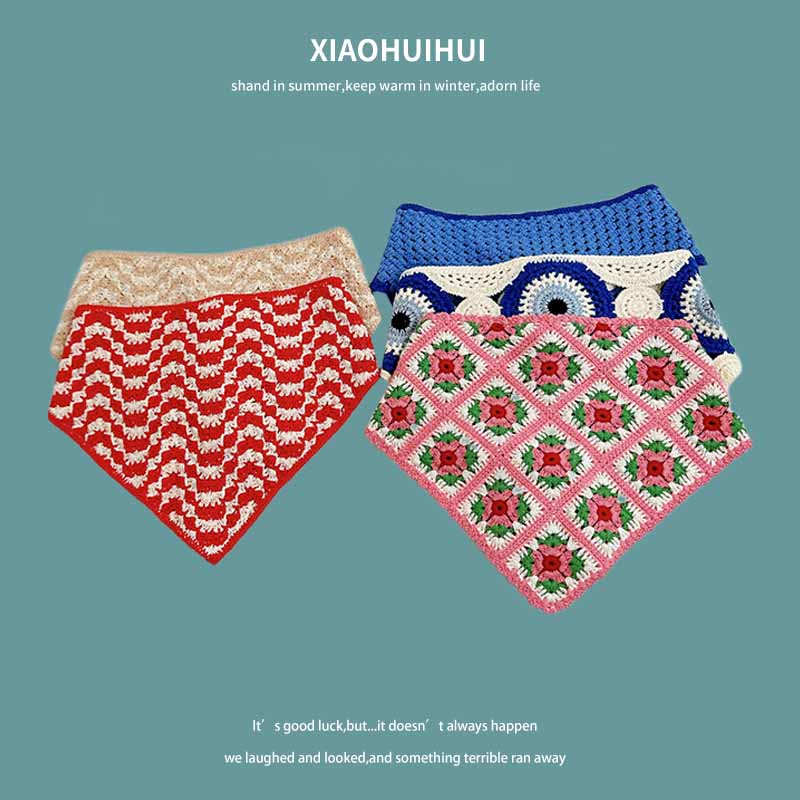 French Ins Knitted Lace Triang - огляд і ціна Women'S Retro Bags