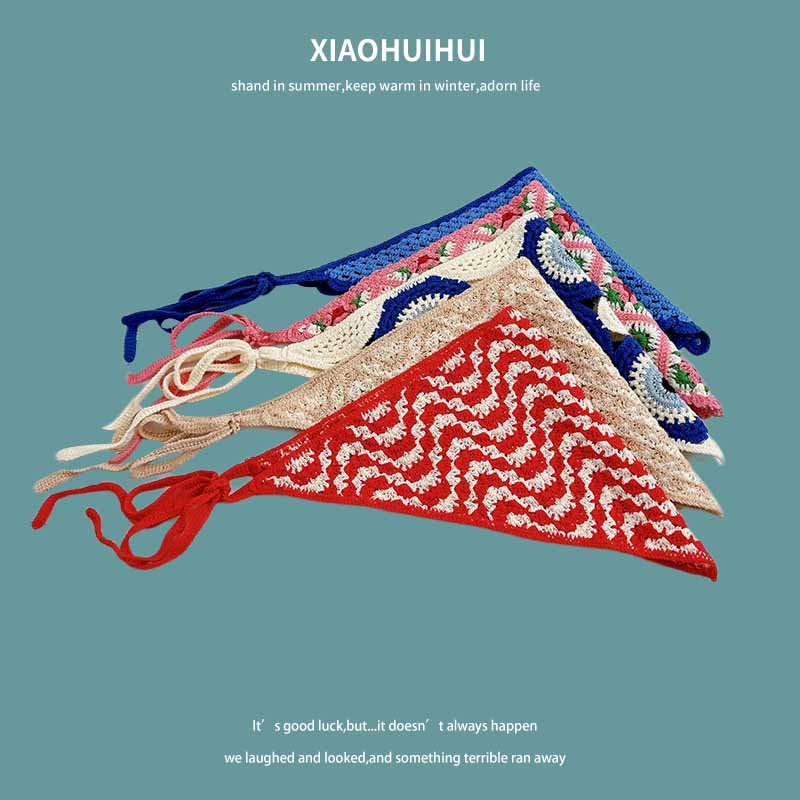 French Ins Knitted Lace Triang - огляд і ціна Women'S Retro Bags